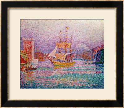 Harbour At Marseilles, Circa 1906 by Paul Signac Pricing Limited Edition Print image