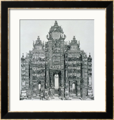 The Triumphal Arch Of Emperor Maximilian I Of Germany, Dated 1515, Pub. 1517/18 by Albrecht Durer Pricing Limited Edition Print image