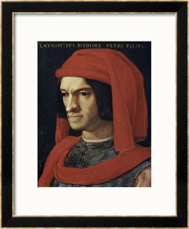Portrait Of Lorenzo The Magnificent by Agnolo Bronzino Pricing Limited Edition Print image