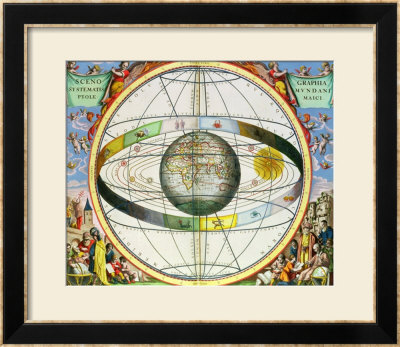 Map Of Christian Constellations, From The Celestial Atlas, Or The Harmony Of The Universe by Andreas Cellarius Pricing Limited Edition Print image