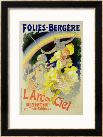 Reproduction Of A Poster Advertising The Rainbow by Jules Cheret Pricing Limited Edition Print image