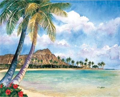 Diamond Head by Penny Gupton Pricing Limited Edition Print image
