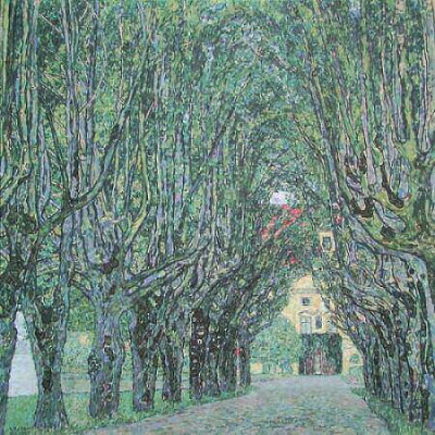 Parkway In Front Of Castle Kammer At Lake Atter by Gustav Klimt Pricing Limited Edition Print image