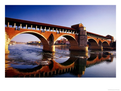 Ponte Coperto, Ticino River, Pavia, Italy by Witold Skrypczak Pricing Limited Edition Print image