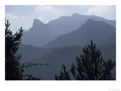 Fog Rolls Over The Pyrenees Mountains, Pyrenees Mountains, Spain, Europe by Stacy Gold Pricing Limited Edition Print image