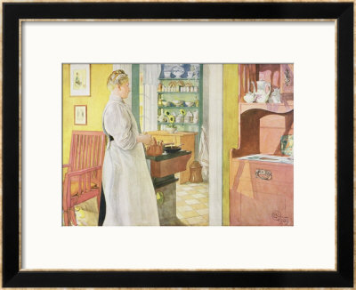 Anna Arnbom, Published In Lasst Licht Hinin, (Let In More Light) 1909 by Carl Larsson Pricing Limited Edition Print image