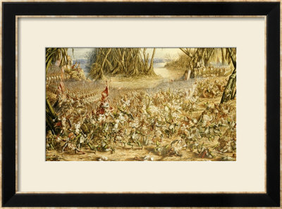 The Batrachomyomachia: The Battle Between The Frogs And The Mice, 1871 by Henry Barnabus Bright Pricing Limited Edition Print image