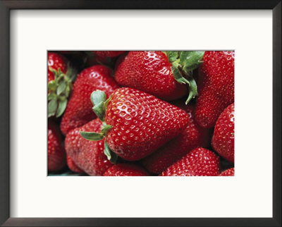 Close View Of Ripe Strawberries by Marc Moritsch Pricing Limited Edition Print image