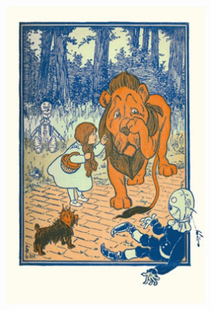 The Cowardly Lion by W.W. Denslow Pricing Limited Edition Print image