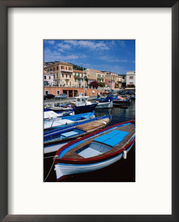 Fishing Boats Moored At La Maddalena Marina, Sassari, Maddalena, Sardinia, Italy by Dallas Stribley Pricing Limited Edition Print image