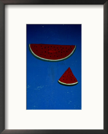 Painted Watermelons In Amaxac,Tlaxcala, Mexico by Jeffrey Becom Pricing Limited Edition Print image