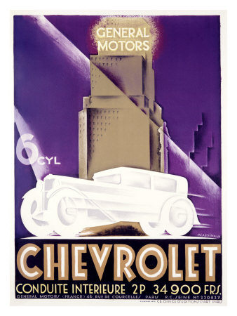 Chevrolet by Alfred Cardinaux Pricing Limited Edition Print image