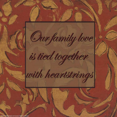 Words To Live By: Family Heartstrings by Smith-Haynes Pricing Limited Edition Print image