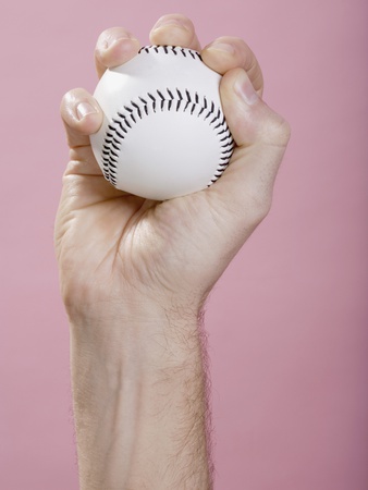 A Human Hand Holding A Baseball by R. Sadel Pricing Limited Edition Print image