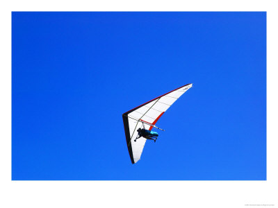 Hang Gliding Near Wilderness, Western Cape, South Africa by Roger De La Harpe Pricing Limited Edition Print image