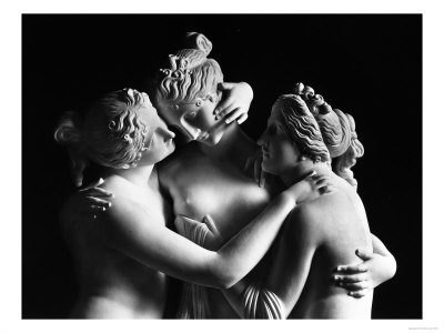 The Three Graces, Gallery Of The Hermitage, Saint Petersburg by Antonio Canova Pricing Limited Edition Print image