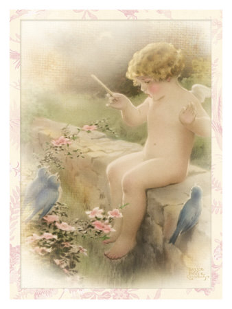 Love's Harmony by Bessie Pease Gutmann Pricing Limited Edition Print image