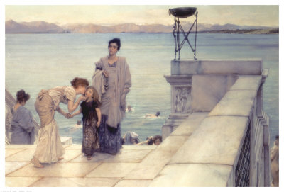 The Kiss, 1891 by Sir Lawrence Alma-Tadema Pricing Limited Edition Print image