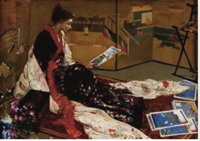Caprice In Purple And Gold No. 2: The Golden Screen, C.1864 by James Abbott Mcneill Whistler Pricing Limited Edition Print image