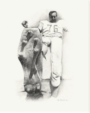 Lou Groza by Allen Friedlander Pricing Limited Edition Print image