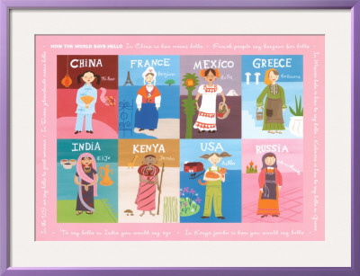 How The World Says Hello by Catrina Genovese Pricing Limited Edition Print image