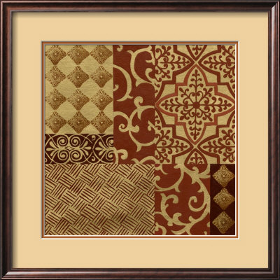 Henna Patterns On Gold I by Nancy Slocum Pricing Limited Edition Print image