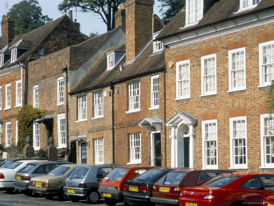 Georgian Houses, Farnham, Surrey, England, United Kingdom by Brigitte Bott Pricing Limited Edition Print image