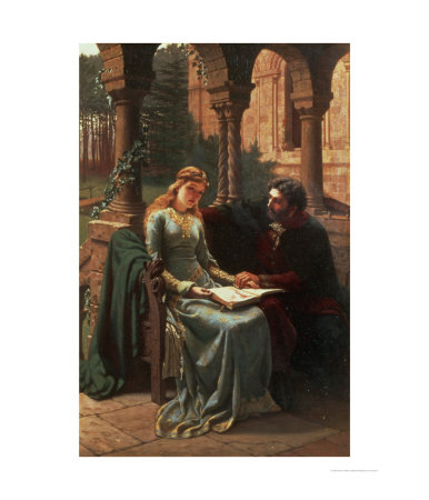 Abelard And His Pupil Heloise, 1882 by Edmund Blair Leighton Pricing Limited Edition Print image