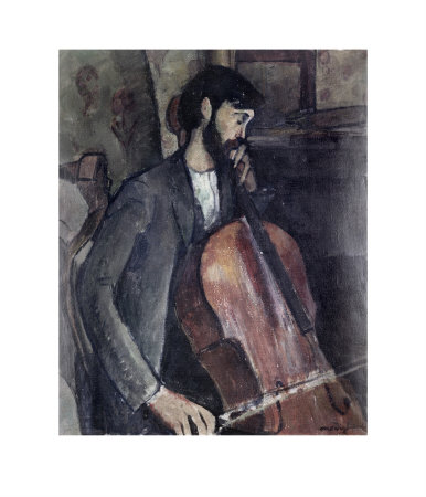 The Cello Player by Amedeo Modigliani Pricing Limited Edition Print image