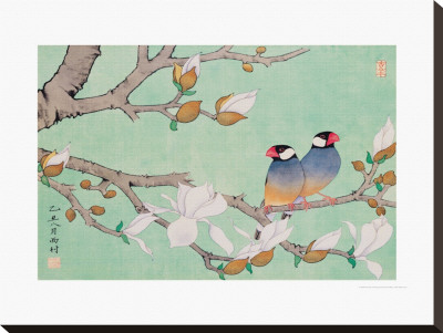 Twin Birds In The Branches by Hsi-Tsun Chang Pricing Limited Edition Print image