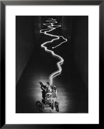 Electricity Emitted From Machine At Mit, Boston, Ma by Alfred Eisenstaedt Pricing Limited Edition Print image