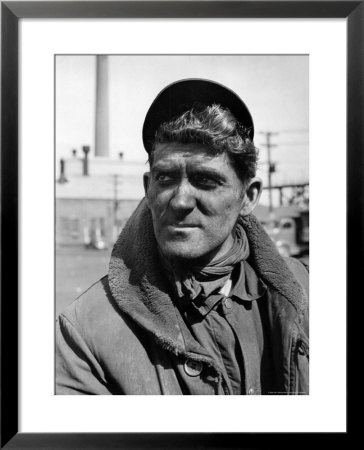 Coal Miner During United Mine Workers Wildcat Strikes And Demands For Higher Wages by Alfred Eisenstaedt Pricing Limited Edition Print image