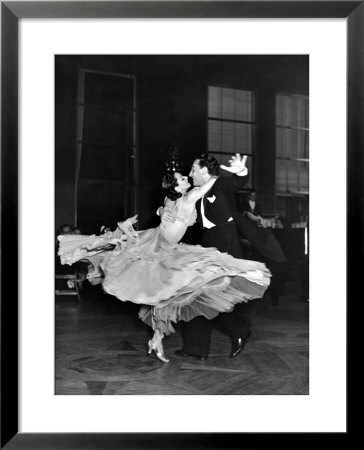 Professional Dancers Waltzing During A Show At The Rainbow Room Above Rockefeller Center by Peter Stackpole Pricing Limited Edition Print image