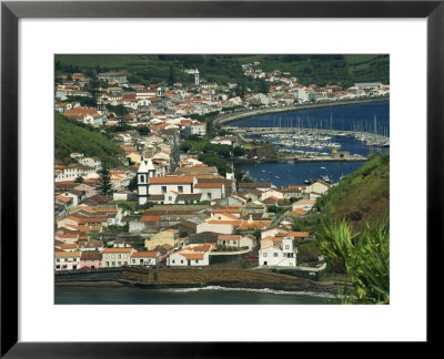 View From Monte De Guia Of Horta, Faial, Azores, Portugal, Atlantic, Europe by Ken Gillham Pricing Limited Edition Print image