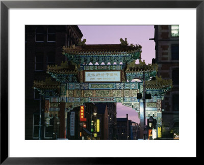 China Town, Manchester, England, United Kingdom by Charles Bowman Pricing Limited Edition Print image
