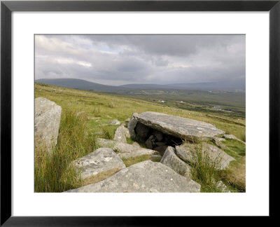 Megalithic Tomb On The Slopes Of Slievemore Mountain, Achill Island, County Mayo, Connacht, Ireland by Gary Cook Pricing Limited Edition Print image