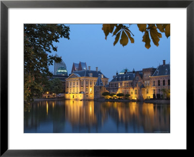 Mauritshuis And Government Buildings Of Binnenhof At Night, Hofvijver, Den Haag by Gary Cook Pricing Limited Edition Print image