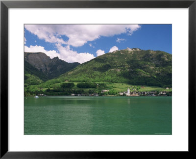 Lake Wolfgangsee, St. Wolfgang, Salzkammergut, Austria by Gavin Hellier Pricing Limited Edition Print image