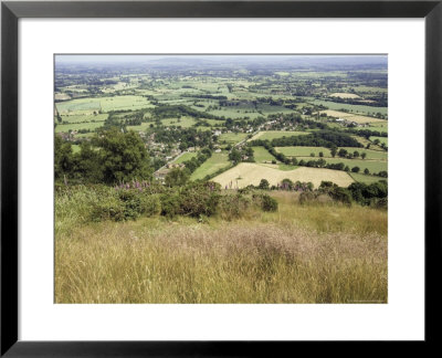 The Vale Of Evesham From The Main Ridge Of The Malvern Hills, Worcestershire, England by David Hughes Pricing Limited Edition Print image
