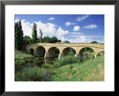 Richmond Bridge, Built In 1823, And The Oldest Road Bridge In Australia, Tasmania, Australia by G Richardson Pricing Limited Edition Print image