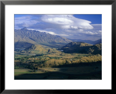 Looking South East From Coronet Peak Towards The Shotover Valley And The Remarkables Mountains by Robert Francis Pricing Limited Edition Print image