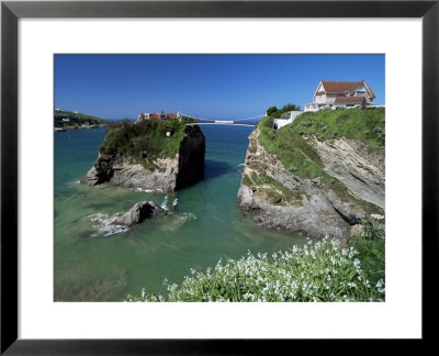 The Island Off Towan Beach, Newquay, Cornwall, England, United Kingdom by Robert Francis Pricing Limited Edition Print image