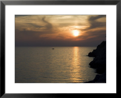 Sunset, Assos, Kefalonia (Cephalonia), Ionian Islands, Greece by R H Productions Pricing Limited Edition Print image