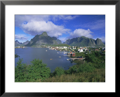 Village Of Reine On Moskenesoya, Lofoten Islands, Nordland, Norway, Scandinavia, Europe by Gavin Hellier Pricing Limited Edition Print image