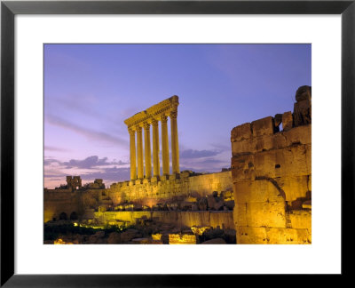 The Temple Of Jupiter, Baalbek, Bekaa Valley, Lebanon by Charles Bowman Pricing Limited Edition Print image
