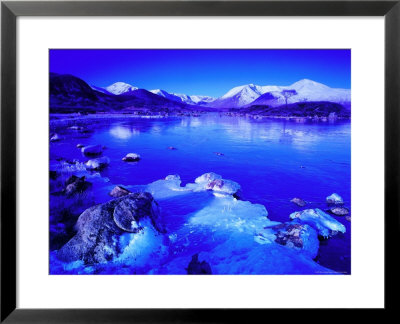 Rannoch Moor In Winter, Highland Region, Scotland, Uk, Europe by Simon Harris Pricing Limited Edition Print image