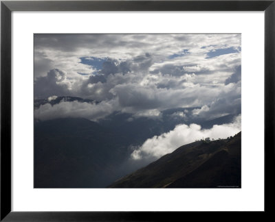 Ridges, Trees, Silhouetted By Clouds In Andean Venezuela Sunset by David Evans Pricing Limited Edition Print image
