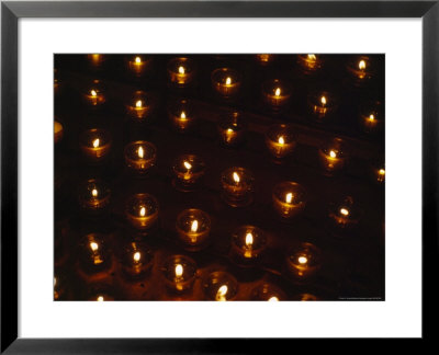Votive Candles Send The Prayers Of The Faithful Towards Heaven by Taylor S. Kennedy Pricing Limited Edition Print image