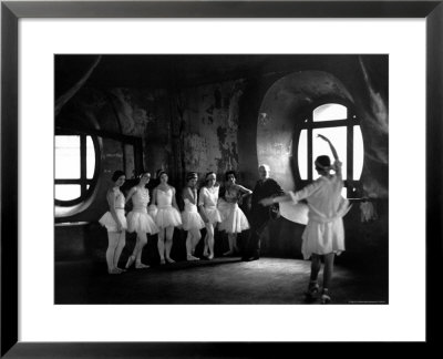 Ballerinas During Rehearsal For Swan Lake At Grand Opera De Paris by Alfred Eisenstaedt Pricing Limited Edition Print image