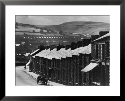 Two Up, Two Down, Row Of Miner's Houses by Carl Mydans Pricing Limited Edition Print image